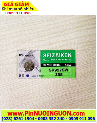 Seizaiken SR927SW, Pin 1.55v Seizaiken SR927SW Pin 395 (Xuất xứ Nhật) /Loại vỉ 5viên